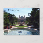 Monaco Monte Carlo Briefkaart (Voorkant)