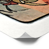 Monaco Monte Carlo door Alfons Mucha Poster (Hoek)