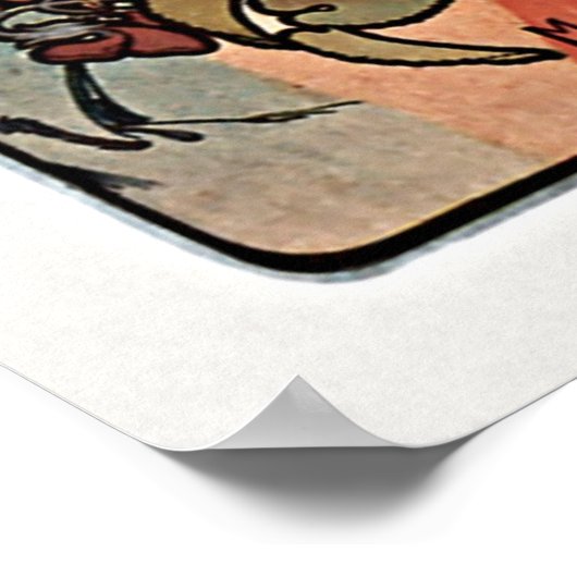 Monaco Monte Carlo door Alfons Mucha Poster (Hoek)