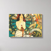 Monaco Monte Carlo door Alphonse Mucha Canvas Afdruk (Voorkant)