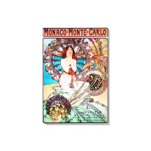 Monaco Monte Carlo door Alphonse Mucha