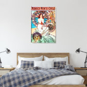 Monaco Monte Carlo door Alphonse Mucha Canvas Afdruk (Insitu (Slaapkamer))