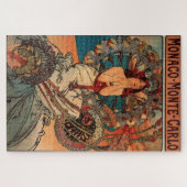 Monaco Monte Carlo door Alphonse Mucha Legpuzzel (Horizontaal)