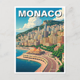 Monaco Monte Carlo Europa Reizen Briefkaart