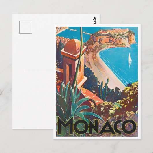 Monaco Monte Carlo France  Briefkaart (Voorkant / Achterkant)