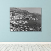 Monaco Monte-Carlo General uitzicht Canvas Afdruk (Insitu (Houten vloer))