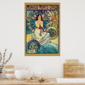 Monaco Monte-Carlo (Gold) Poster (Keuken)