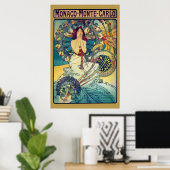 Monaco Monte-Carlo (Gold) Poster (Thuiskantoor)