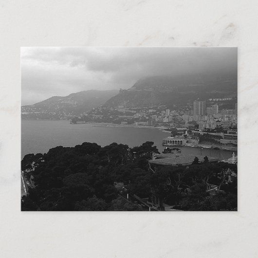 Monaco Monte Carlo kustgebied uitzicht Briefkaart (Voorkant)