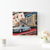 Monaco Monte Carlo Luxury Car Watch Vierkante Klok (Huis)