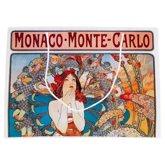 Monaco, Monte-Carlo, Mucha Groot Cadeauzakje (Voorkant)