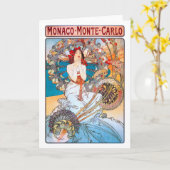 Monaco, Monte-Carlo, Mucha Kaart (Gele Bloem)