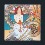 Monaco, Monte-Carlo, Mucha Magneet<br><div class="desc">Alphonse Mucha (24 juli 1860 - 14 juli 1939) was een Tsjechische schilder, illustrator en grafisch kunstenaar, die in Parijs woonde tijdens de Art Nouveau-periode, het bekendst om zijn duidelijk gestileerde en decoratieve theatrische posters, met name die van Sarah Bernhardt. Hij produceerde illustraties, advertenties, decoratieve panelen en design, die tot...</div>