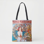 Monaco, Monte-Carlo, Mucha Tote Bag (Voorkant)