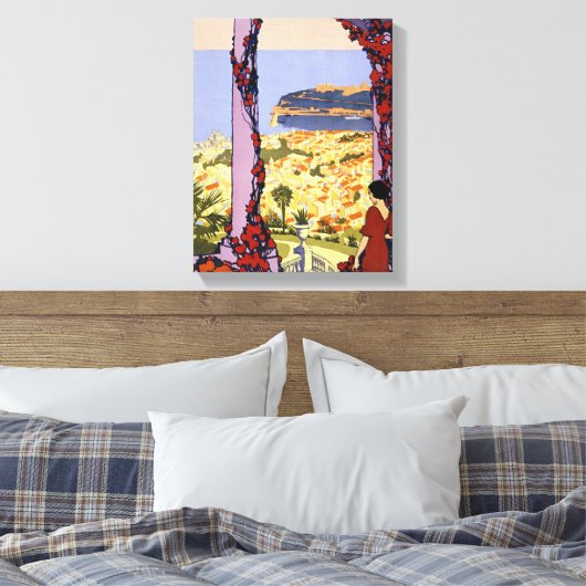  Monaco Monte Carlo Omwikkeld Canvas (Insitu (Slaapkamer))