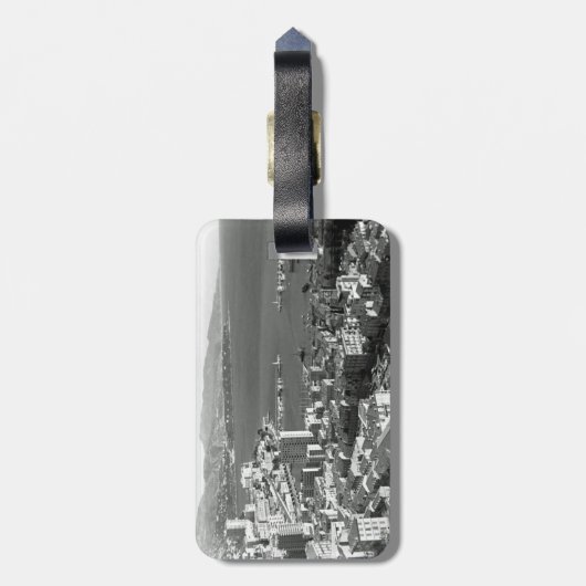 Monaco Monte Carlo Port Jigsa Bagagelabel (Achterkant verticaal)