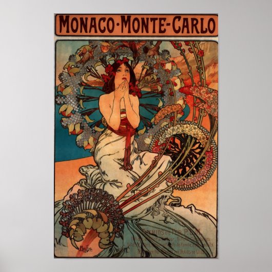 Monaco-Monte-Carlo Poster (Voorkant)