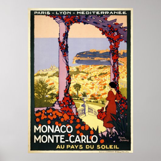Monaco Monte Carlo Poster (Voorkant)