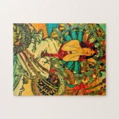 Monaco Monte Carlo Poster door Alphonse Mucha Legpuzzel (Horizontaal)