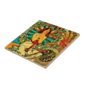 Monaco Monte Carlo Poster door Alphonse Mucha Tegeltje (Zijkant)