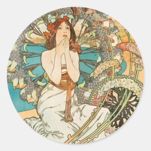 Monaco Monte-Carlo Ronde Sticker (Voorkant)