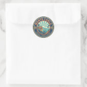 Monaco Monte Carlo 's Nachts Ronde Sticker (Tas)