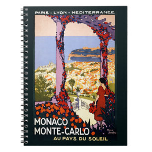 Monaco Monte Carlo Spiral Photo Notitieboek