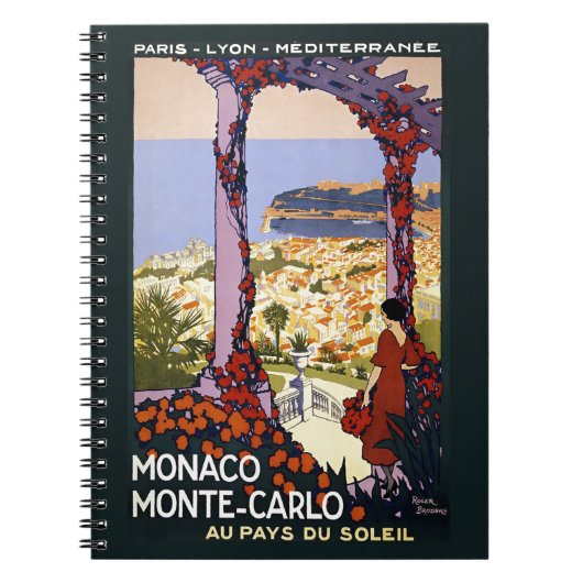  Monaco Monte Carlo Spiral Photo Notitieboek (Voorkant)