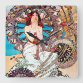 Monaco Monte Carlo Vierkante Klok (Voorkant)