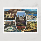 Monaco, Montecarlo Multiview Briefkaart (Voorkant)