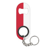 Monaco Nationale Pride Patriottisch Mini Flessenopener (Achterkant)