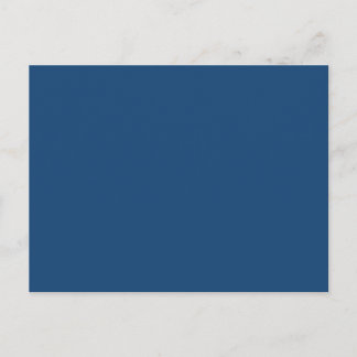 Monaco Noble Blue Solid Color Briefkaart