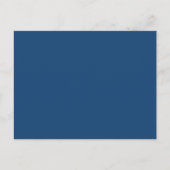 Monaco Noble Blue Solid Color Briefkaart (Voorkant)