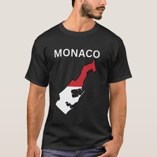 Monaco-ontwerp T-shirt (Voorkant)