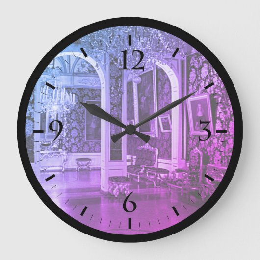 Monaco Palace Prince Blue Room Watch Grote Klok (Voorkant)