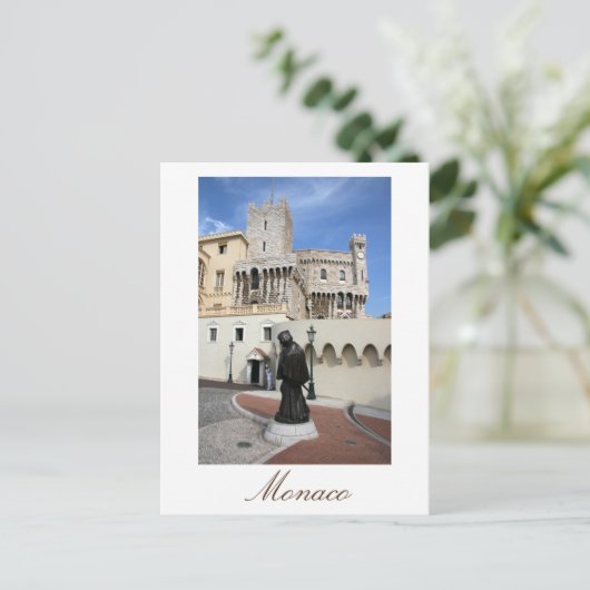 Monaco paleis briefkaart (Staand voorkant)