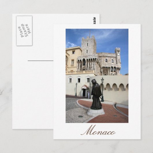 Monaco paleis briefkaart (Voorkant / Achterkant)
