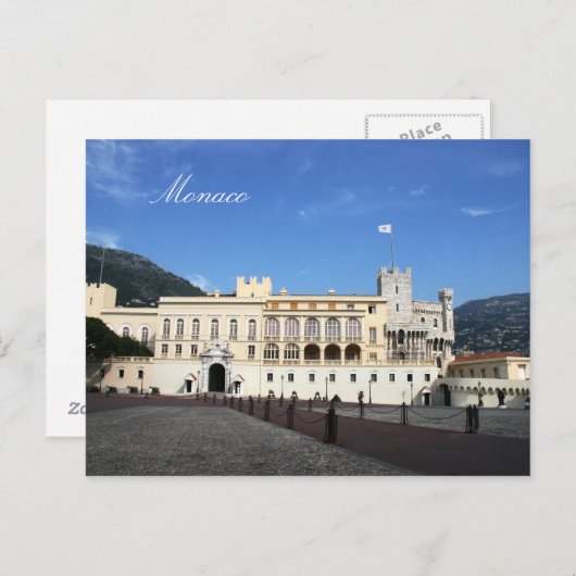 Monaco paleis briefkaart (Voorkant / Achterkant)