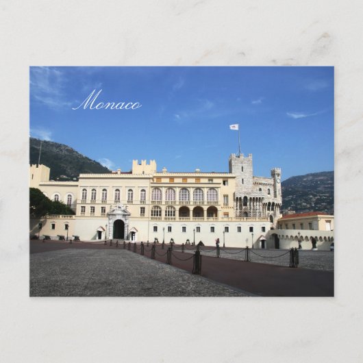 Monaco paleis briefkaart (Voorkant)