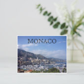 monaco port briefkaart (Staand voorkant)