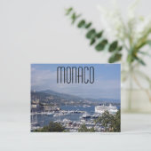 monaco port briefkaart (Staand voorkant)