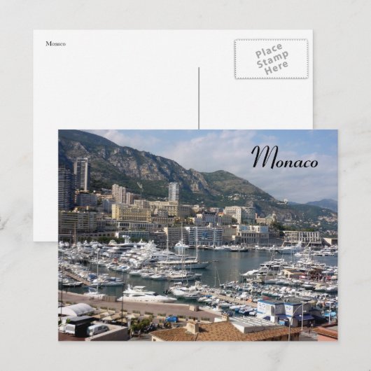 monaco port briefkaart (Voorkant / Achterkant)