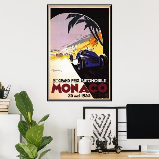 Monaco - Poster (Thuiskantoor)