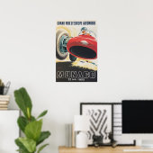 Monaco Poster Racerauto Kunst Grand Prix Schilderi (Thuiskantoor)
