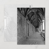 Monaco Prince's paleis Hercule Gallery Briefkaart (Voorkant / Achterkant)