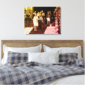 Monaco Prins Albert en Princess Grace Canvas Afdruk (Insitu (Slaapkamer))