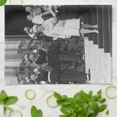 Monaco Prins Albert en Princess Grace Theedoek (Gevouwen)