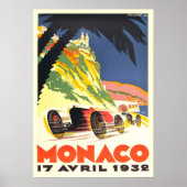 Monaco Racing Poster (Voorkant)