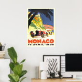 Monaco Racing Poster (Thuiskantoor)