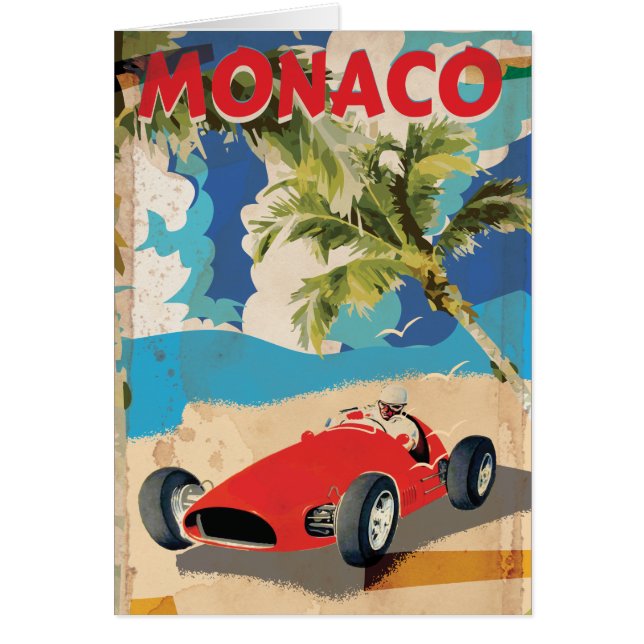 MONACO RACING-REISPOSTER (Voorkant)